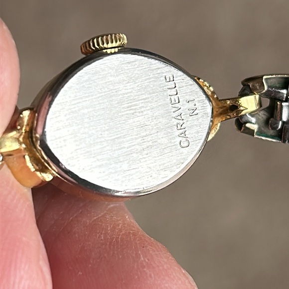 Caravelle Ladies Cocktail Watch. Gold Filled - Picture 13 of 17